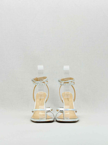 PAUL ANDREW Silver Size EU 39 Heeled Sandals