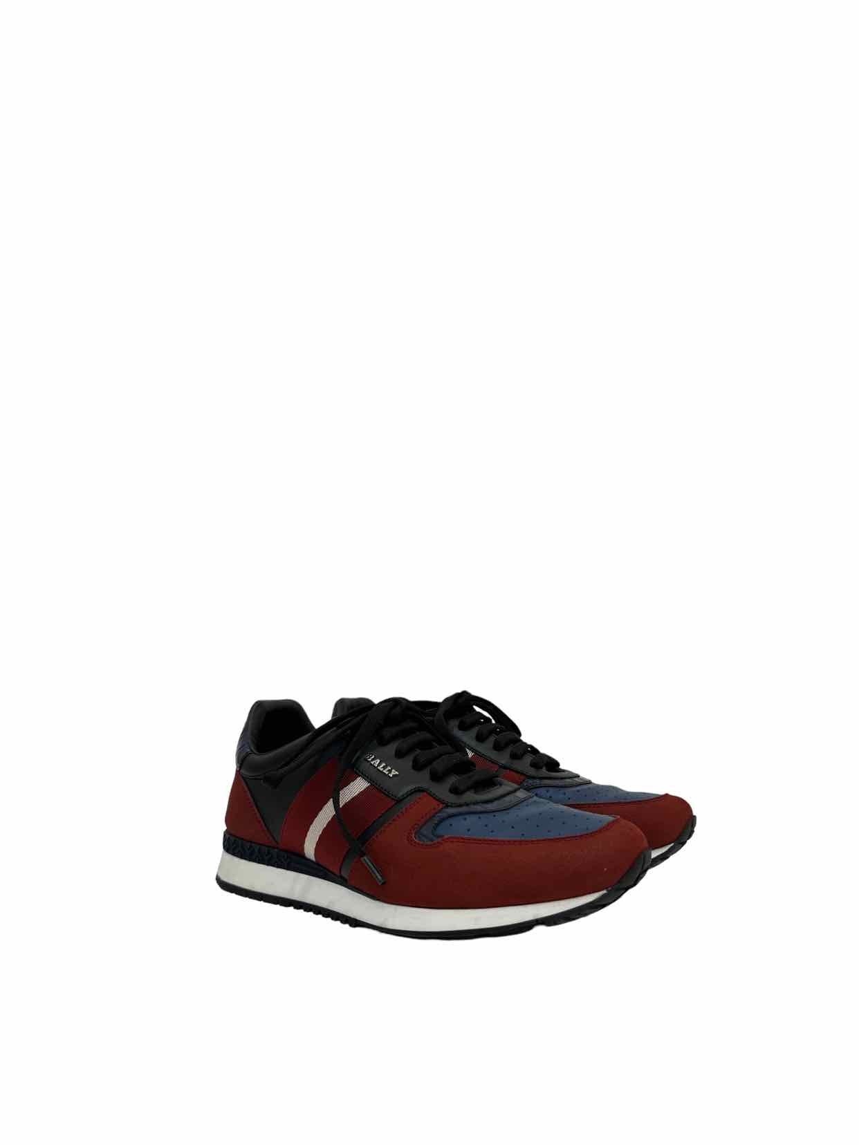 BALLY Arnold Burgundy, Blue & Black Size EU 38 Sneakers