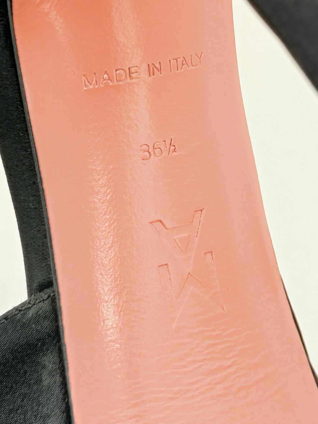 AMINA MUADDI Angelica Black Size EU 36.5 Pumps