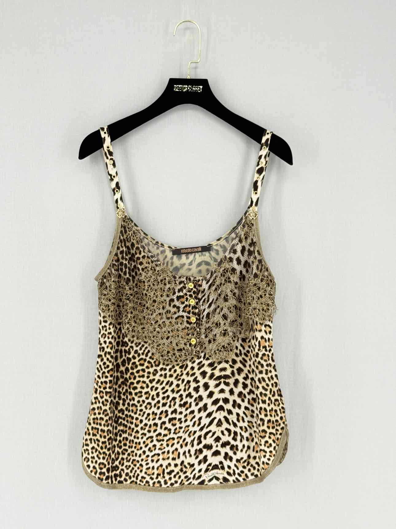 ROBERTO CAVALLI Brown Multicolor Size US 10 Outfit Set