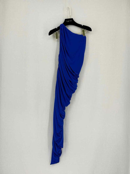NORMA KAMALI Diana Electric Blue Size Medium Midi Dress