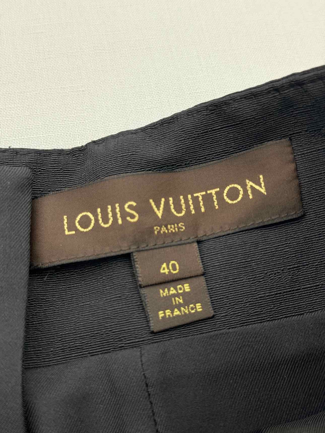 LOUIS VUITTON Black Size US 4 Mini Skirt