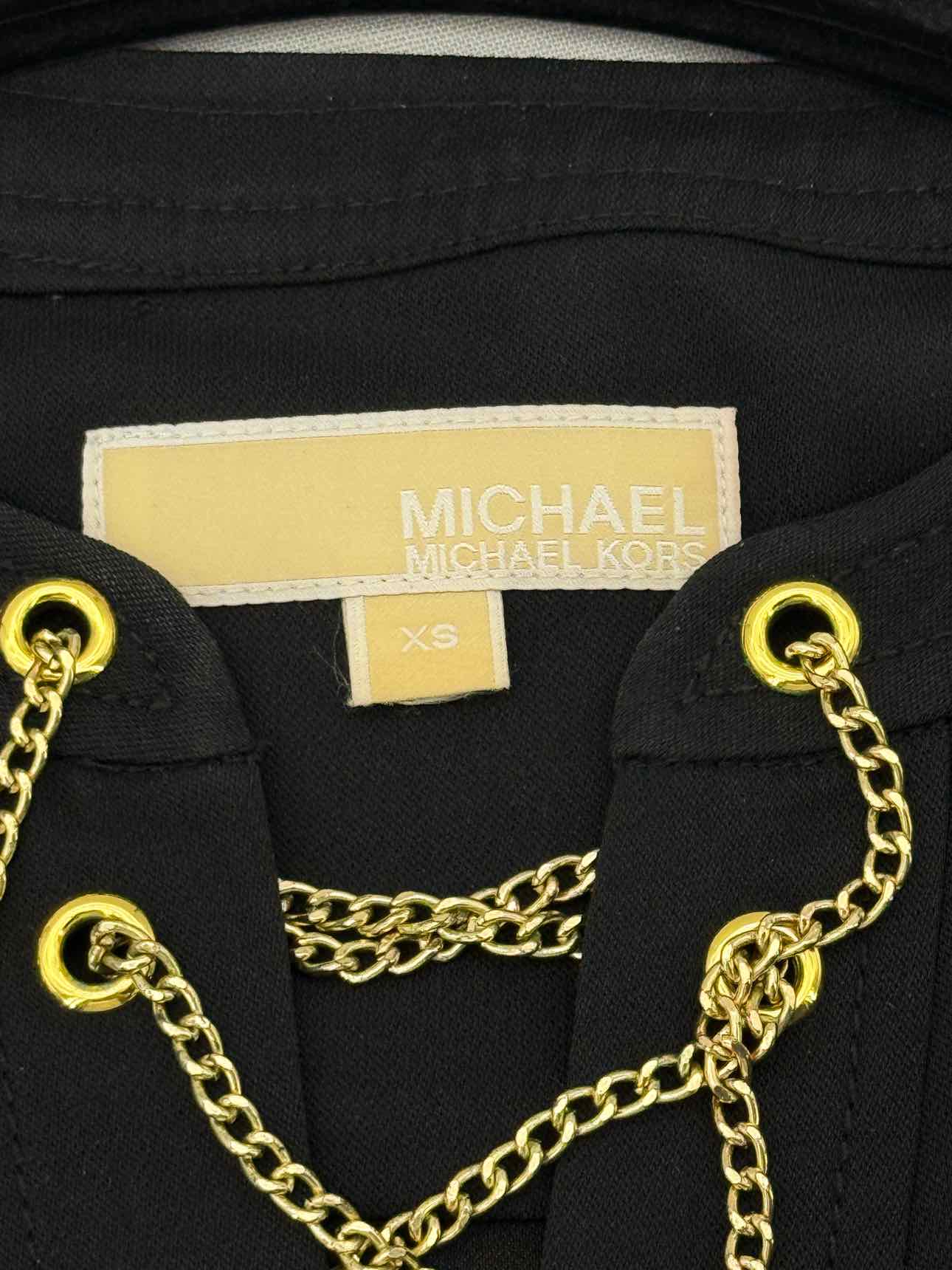MICHAEL KORS Black Size XSmall Short Dress