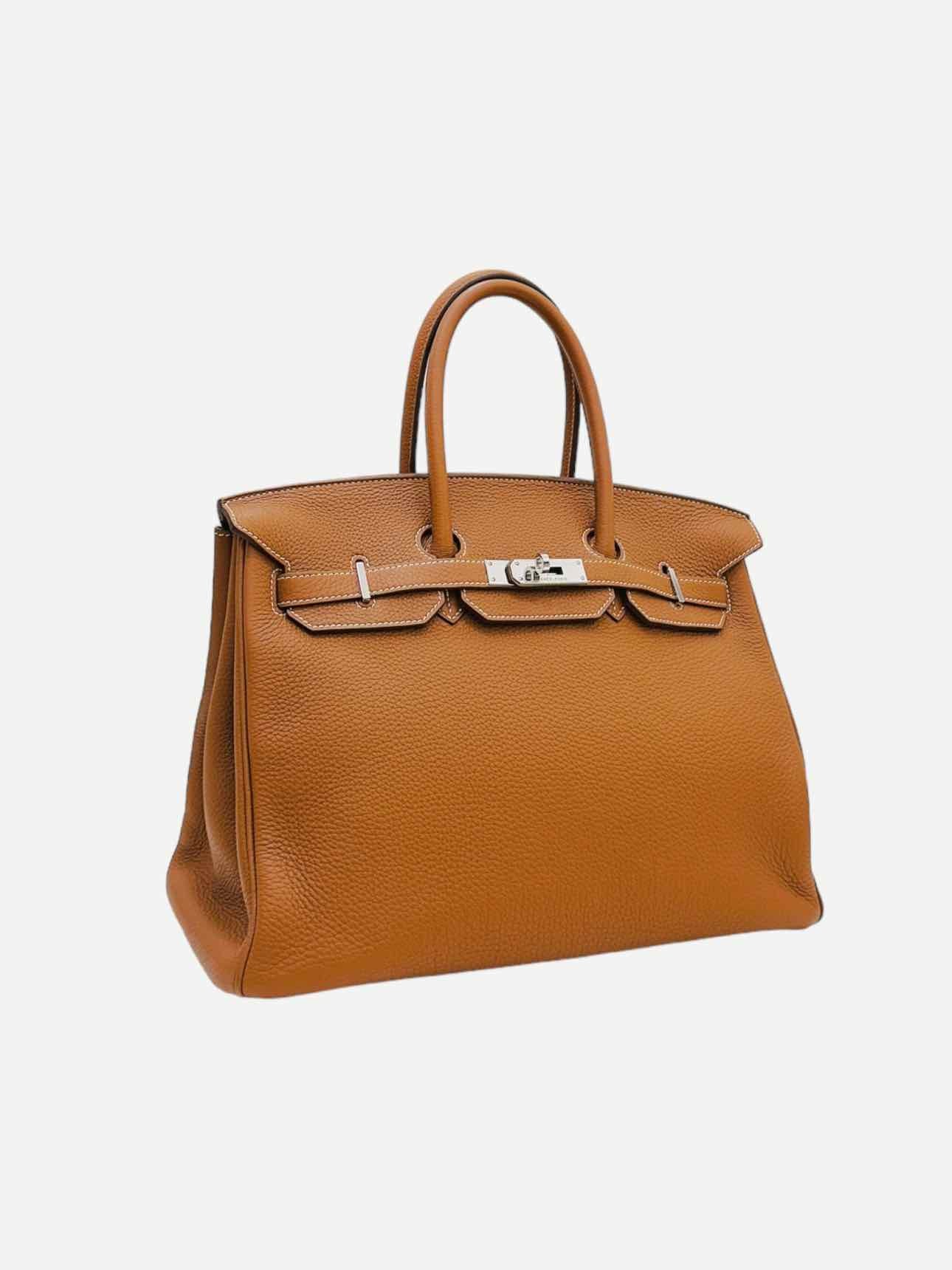 HERMES Birkin Gold Top Handle