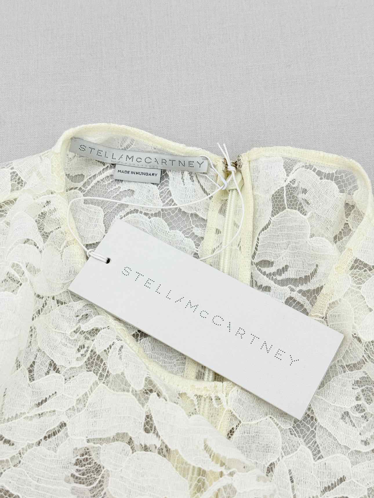 STELLA MCCARTNEY Cream Size US 8 Knee Length Dress