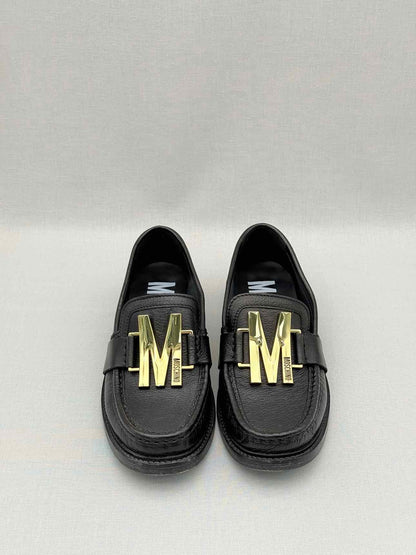 MOSCHINO College Black Size EU 37 Loafers