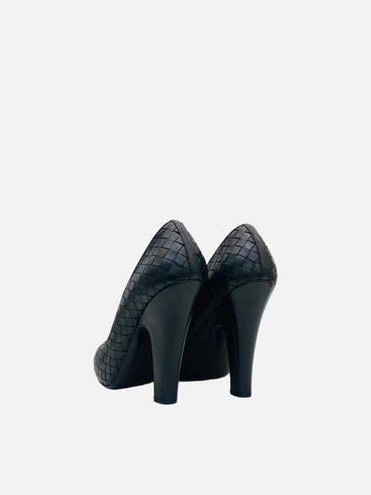 BOTTEGA VENETA Almond Toe Black Size EU 38.5 Pumps