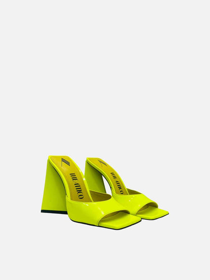 THE ATTICO Devon Yellow Mules 38