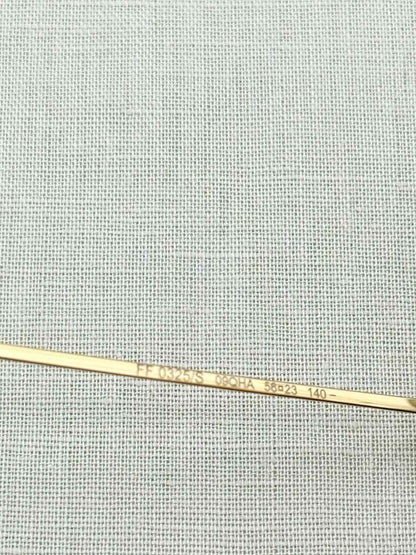 FENDI Gold Tone Sunglasses