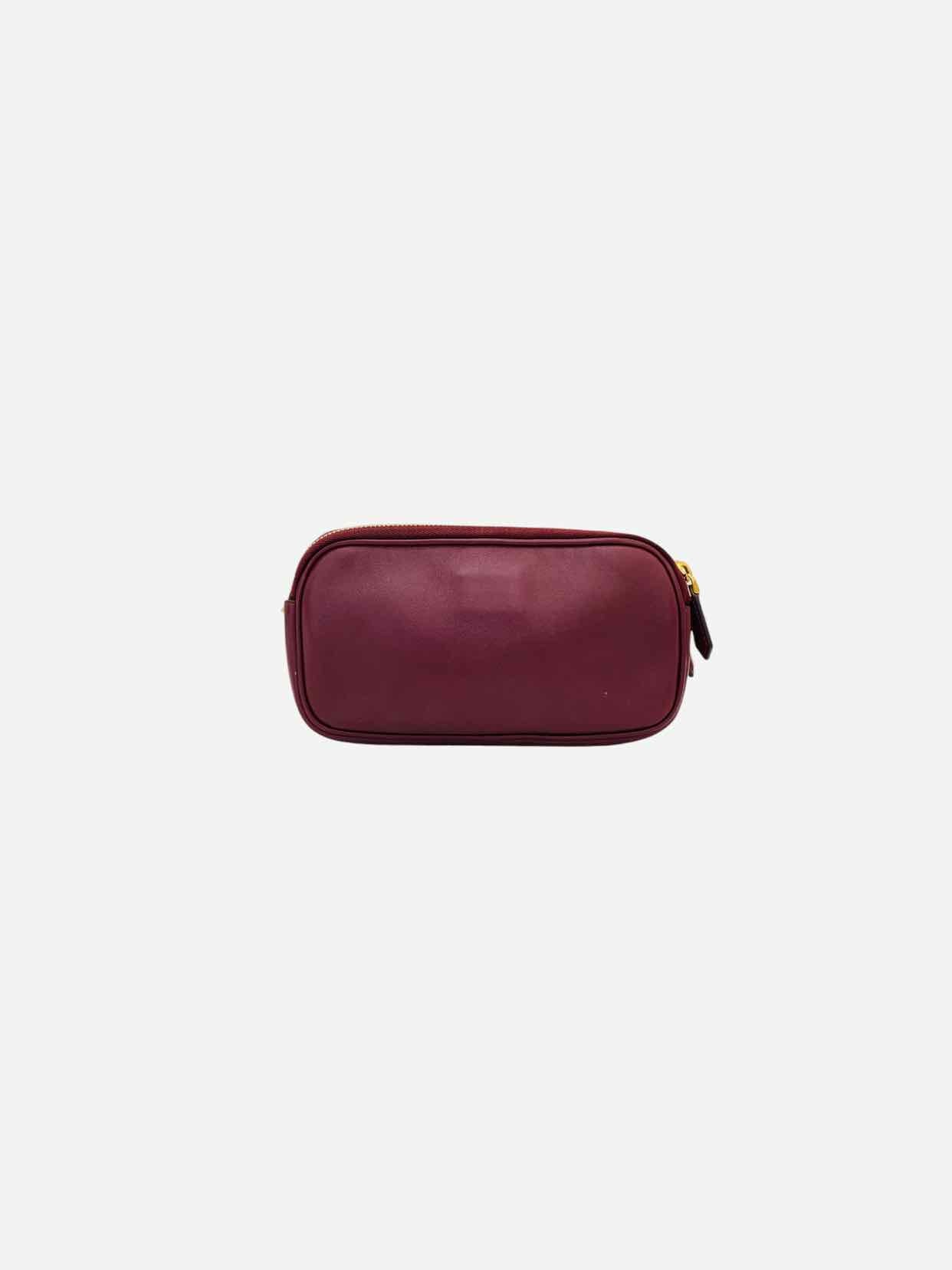 FENDI Easy 2 Burgundy Baguette Bag Mini