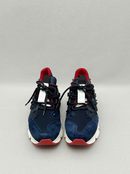 CHRISTIAN LOUBOUTIN Blue & White Size EU 38 Sneakers
