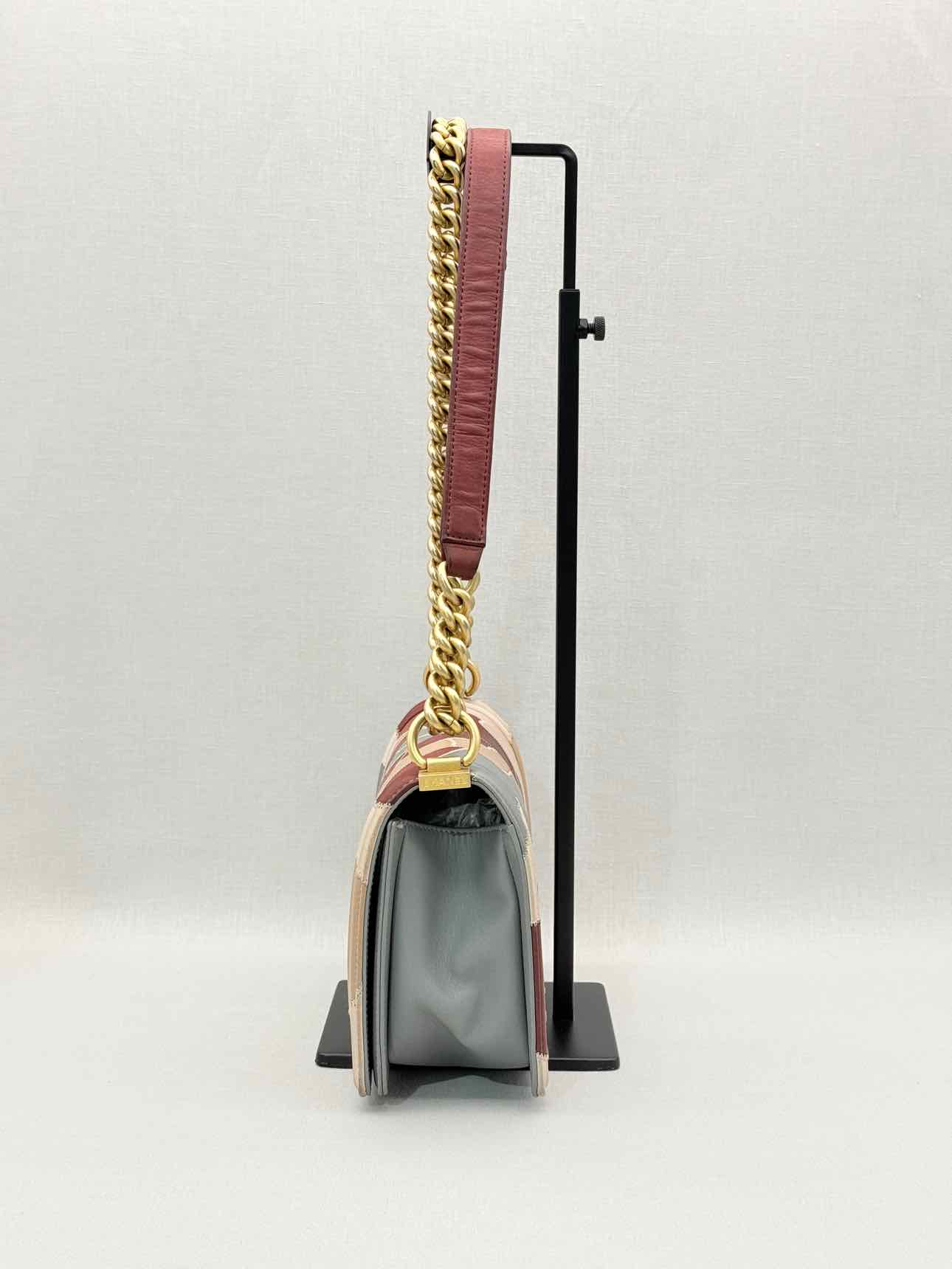 CHANEL Limited Edition Pink Multicolor Shoulder Bag