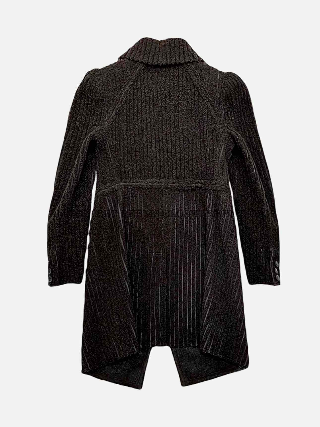 LOUIS VUITTON Double Breasted Brown Size US 6 Coat