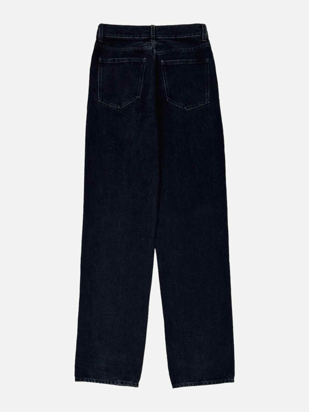 SAINT LAURENT V-waist long baggy Black Size 30 Jeans