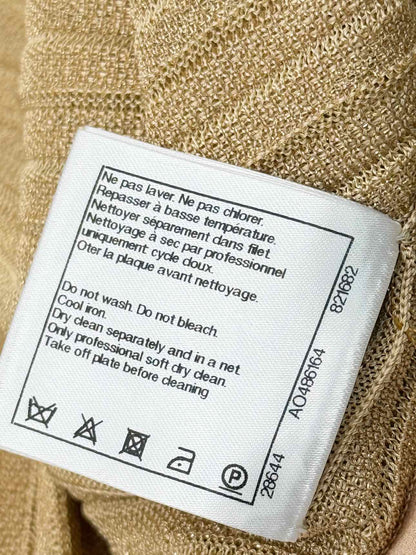 CHANEL 2016 Gold Size US 6 Long Dress