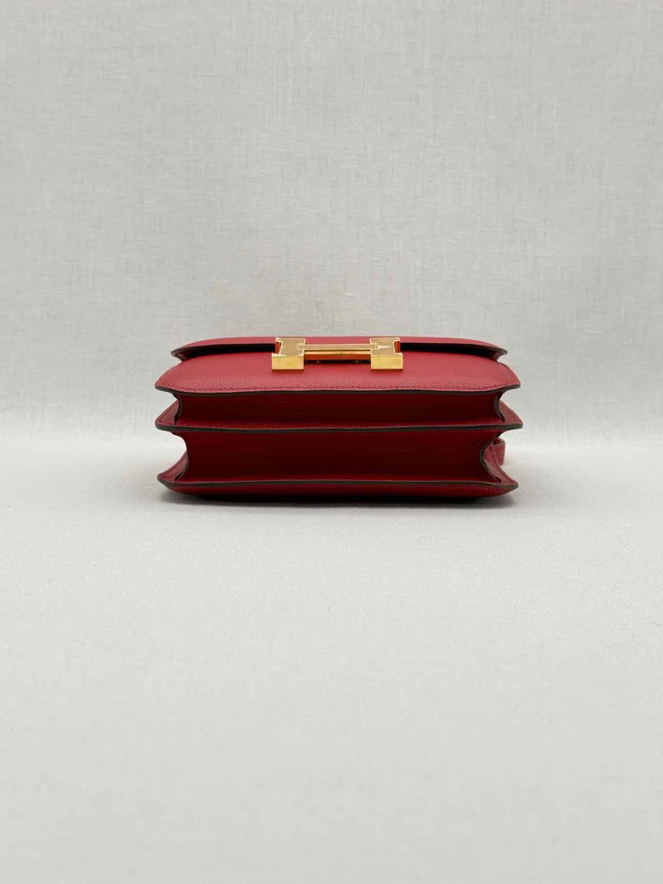 HERMES Constance Rouge Casaque Shoulder Bag