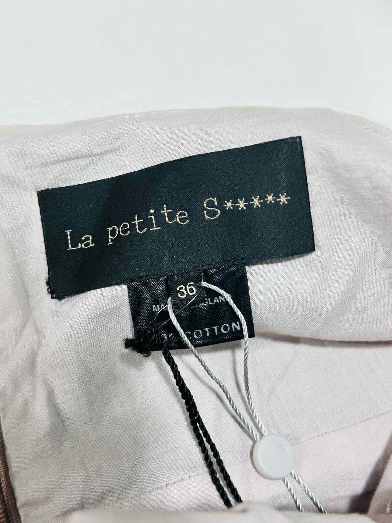 LA PETITE S***** Tan Size Small Knee Length Dress