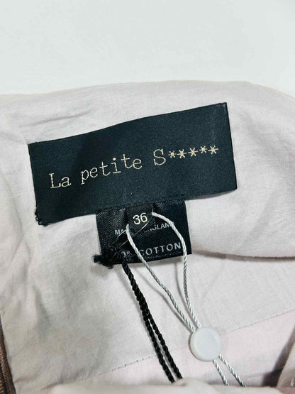 LA PETITE S***** Tan Size Small Knee Length Dress