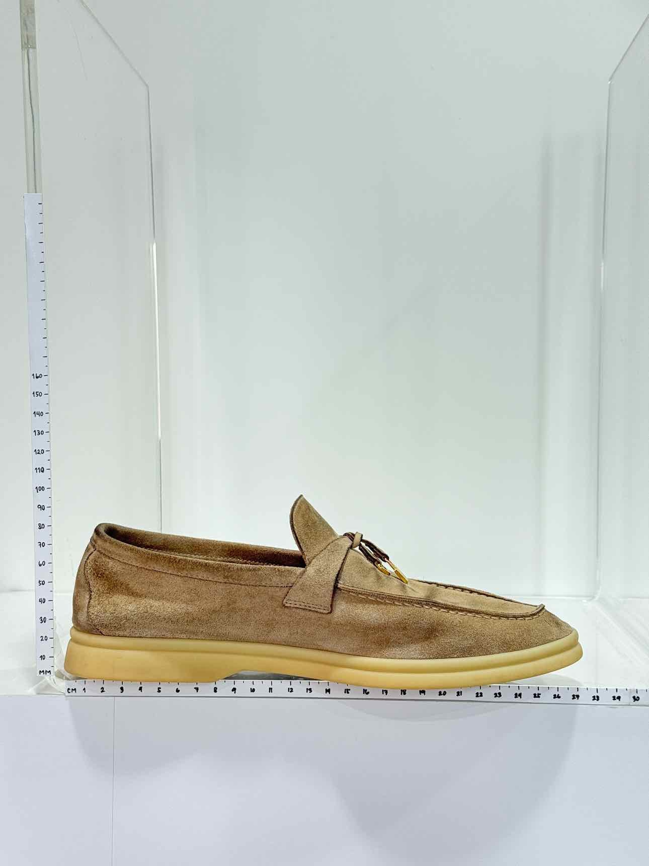 LORO PIANA Beige Size EU 39.5 Slip-ons
