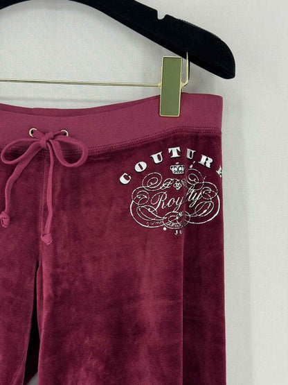JUICY COUTURE Burgundy Size Small/Medium Tracksuit Set