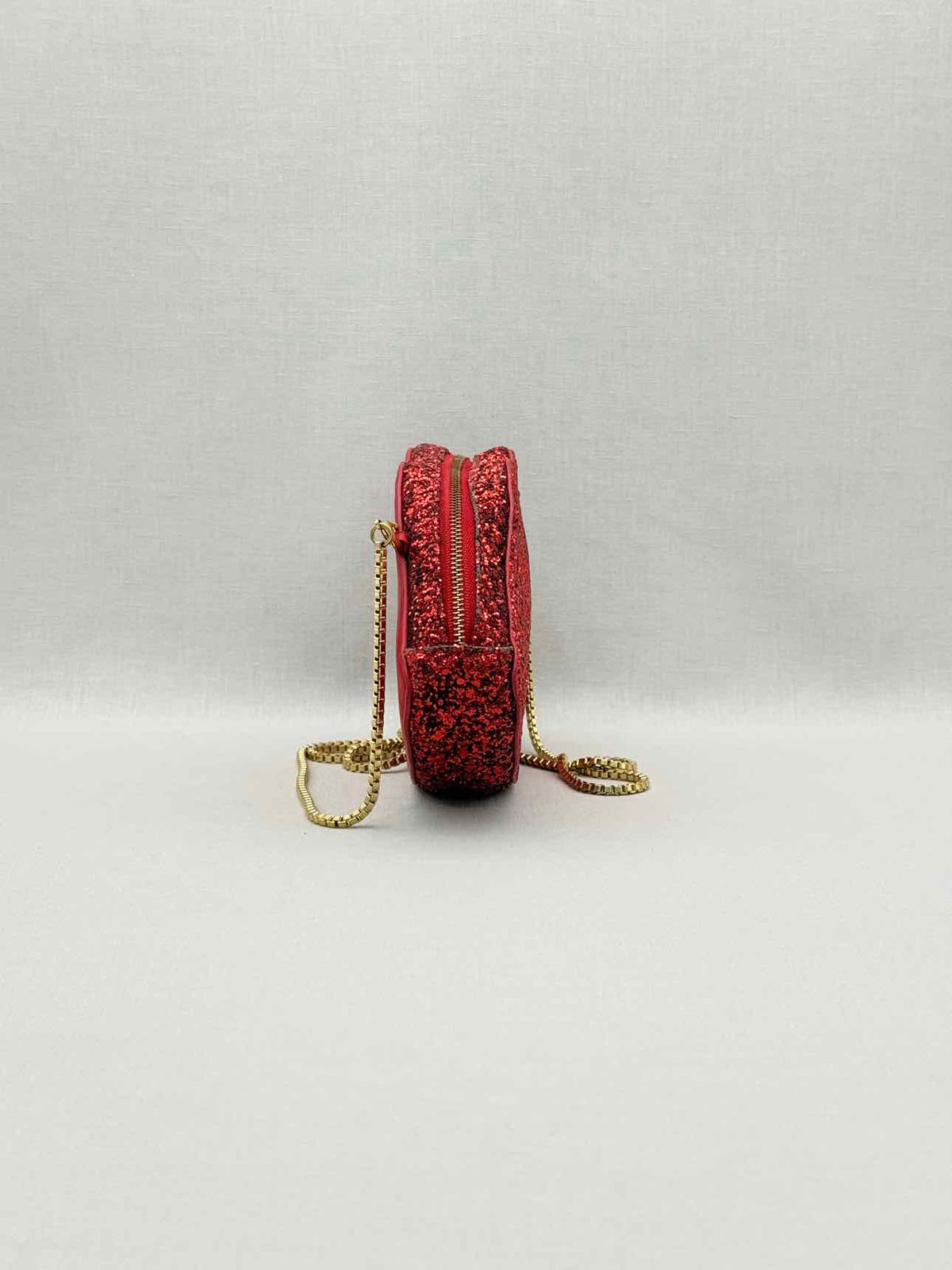 LULU GUINNESS Glitter Lips Red Crossbody