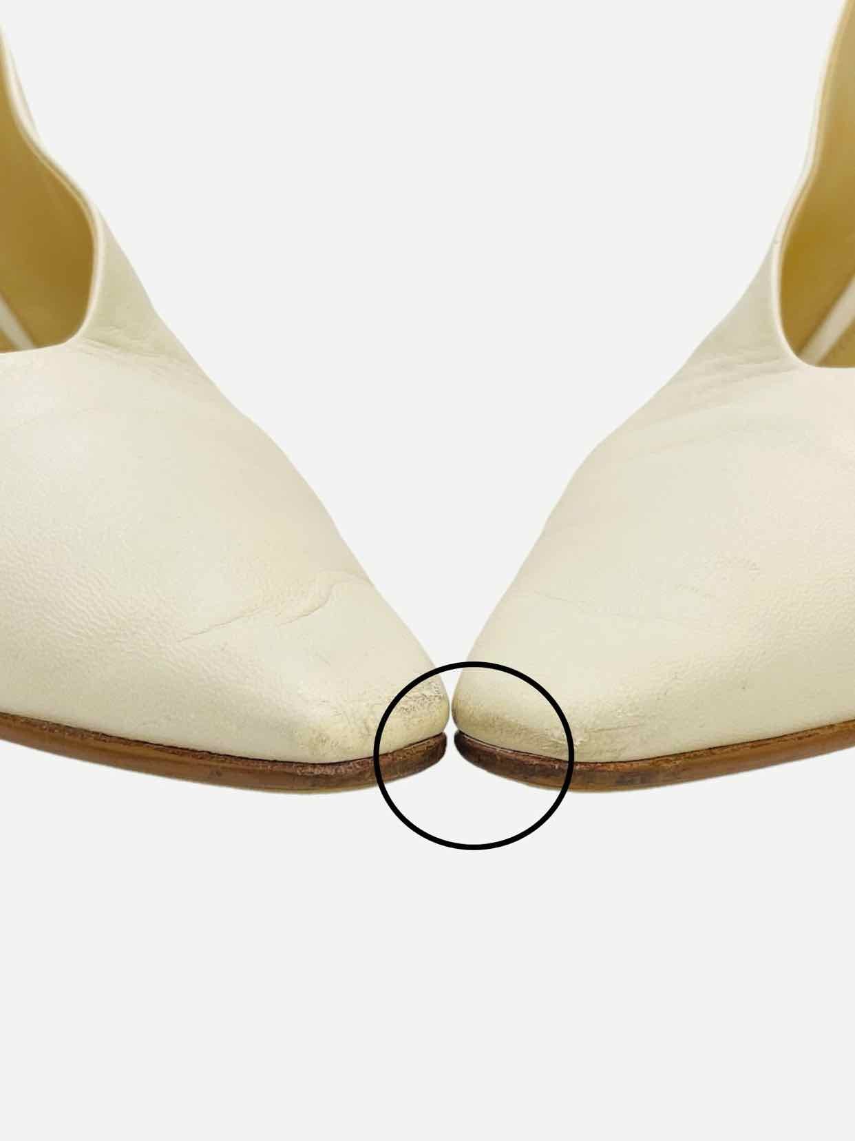 BOTTEGA VENETA D'Orsay Beige Size EU 35 Slingbacks