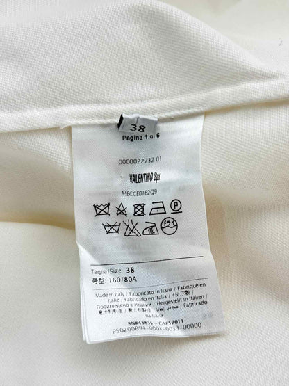 VALENTINO Off-white Embroidered Size US 2 Jacket