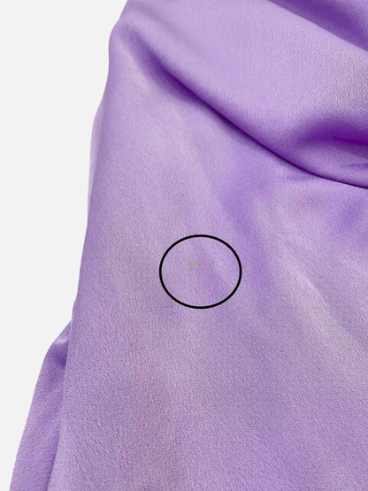 LK BENNETT Cape Sleeve Purple Cocktail Dress