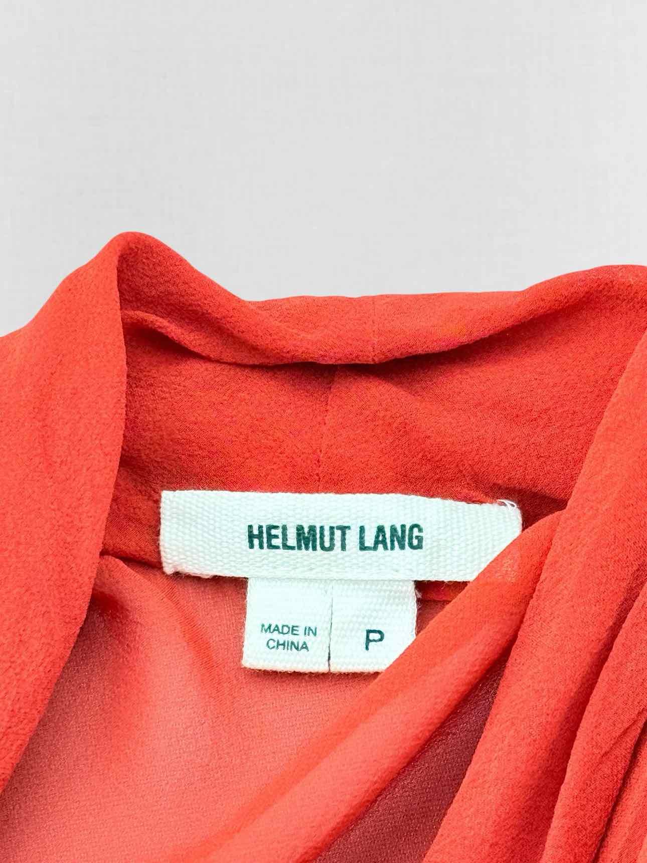 HELMUT LANG Red Size Petite Top