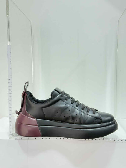 RED VALENTINO Black & Burgundy Size EU 39 Sneakers