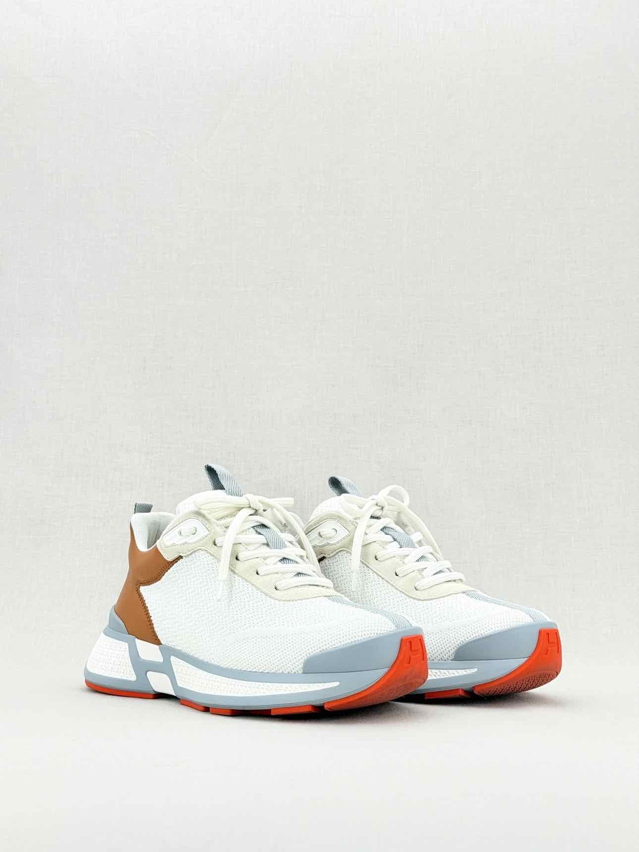 HERMES Heros Blanc / Natural Size EU 38.5 Sneakers