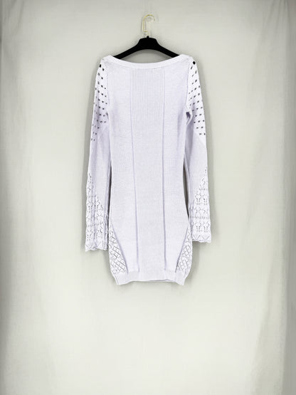 THE ATTICO Lilac Size US 6 Knee Length Dress