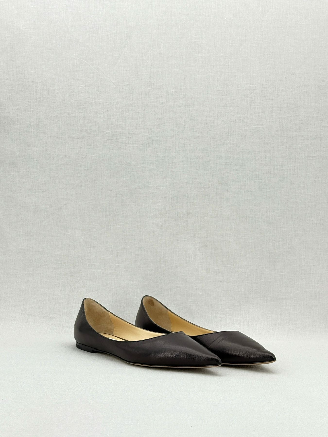 JIMMY CHOO Romy Black Size EU 38.5 Ballet Flats