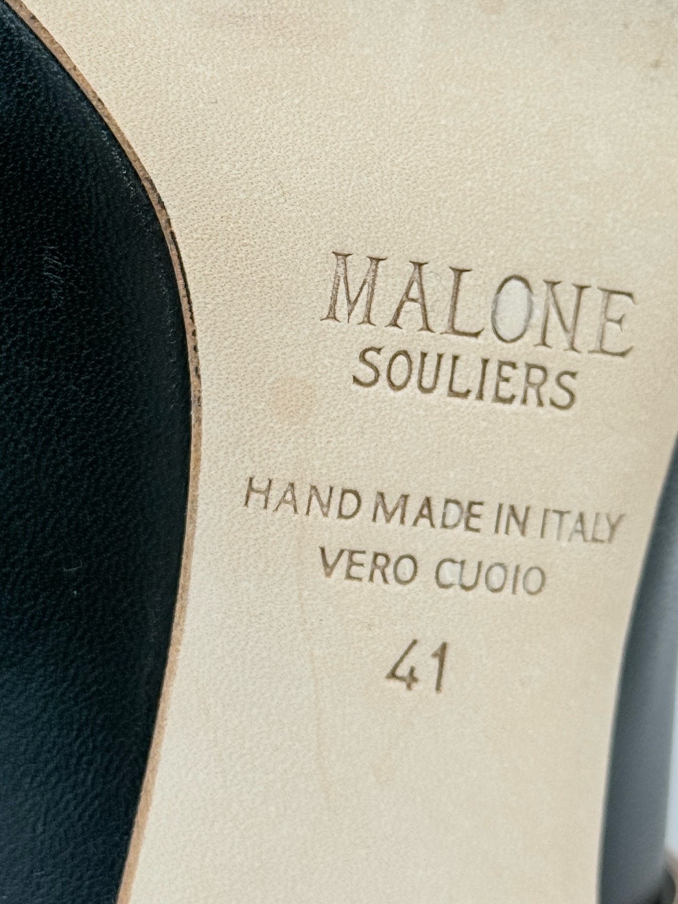 MALONE SOULIERS Maureen Black Size EU 41 Heeled Sandals