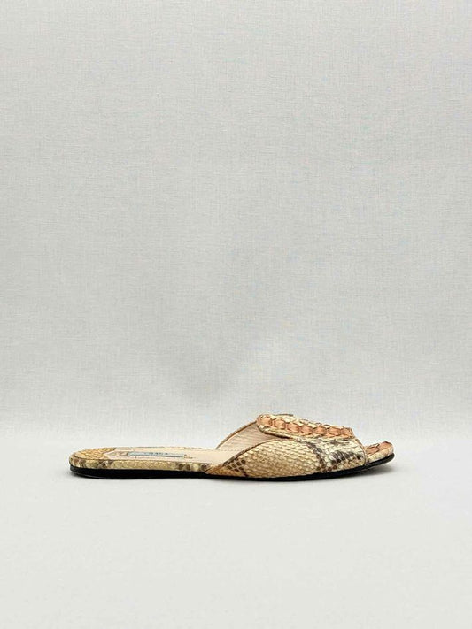 PRADA Brown Size EU 40.5 Sandals