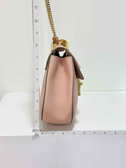 CHLOE Drew Peach Crossbody