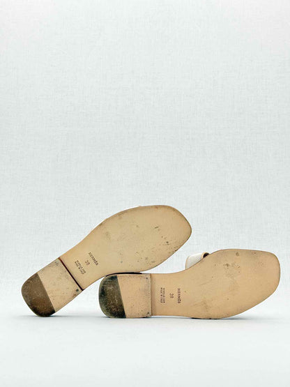 HERMES ORAN Beige Size EU 38 Sandals