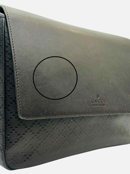 GUCCI Diamante Imprime Black Messenger