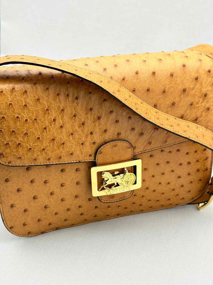 CELINE Vintage Caramel Shoulder Bag