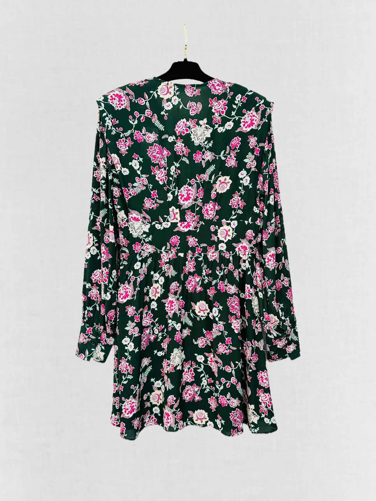 CLAUDIE PIERLOT Blouson Floral Size US 8 Short Dress