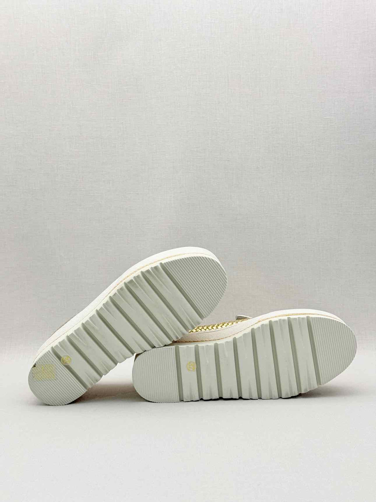TEMPS D'ORAGE Metallic Gold Size EU 37 Platform