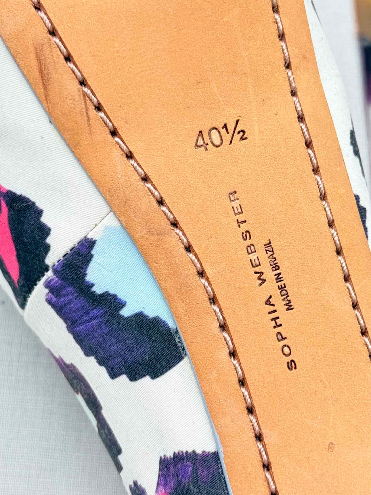 SOPHIA WEBSTER White Multicolor Size EU 40.5 Pumps
