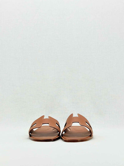HERMES ORAN Brown Size EU 41.5 Sandals