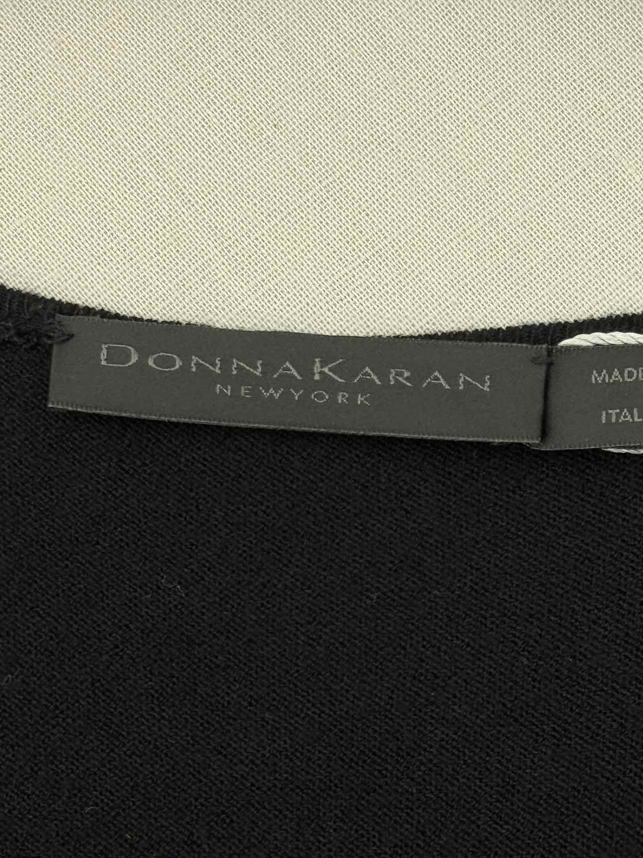 DONNA KARAN Black Size Small Midi Dress