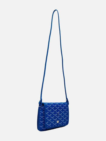 GOYARD Plumet Pocket Wallet Sky Blue Crossbody