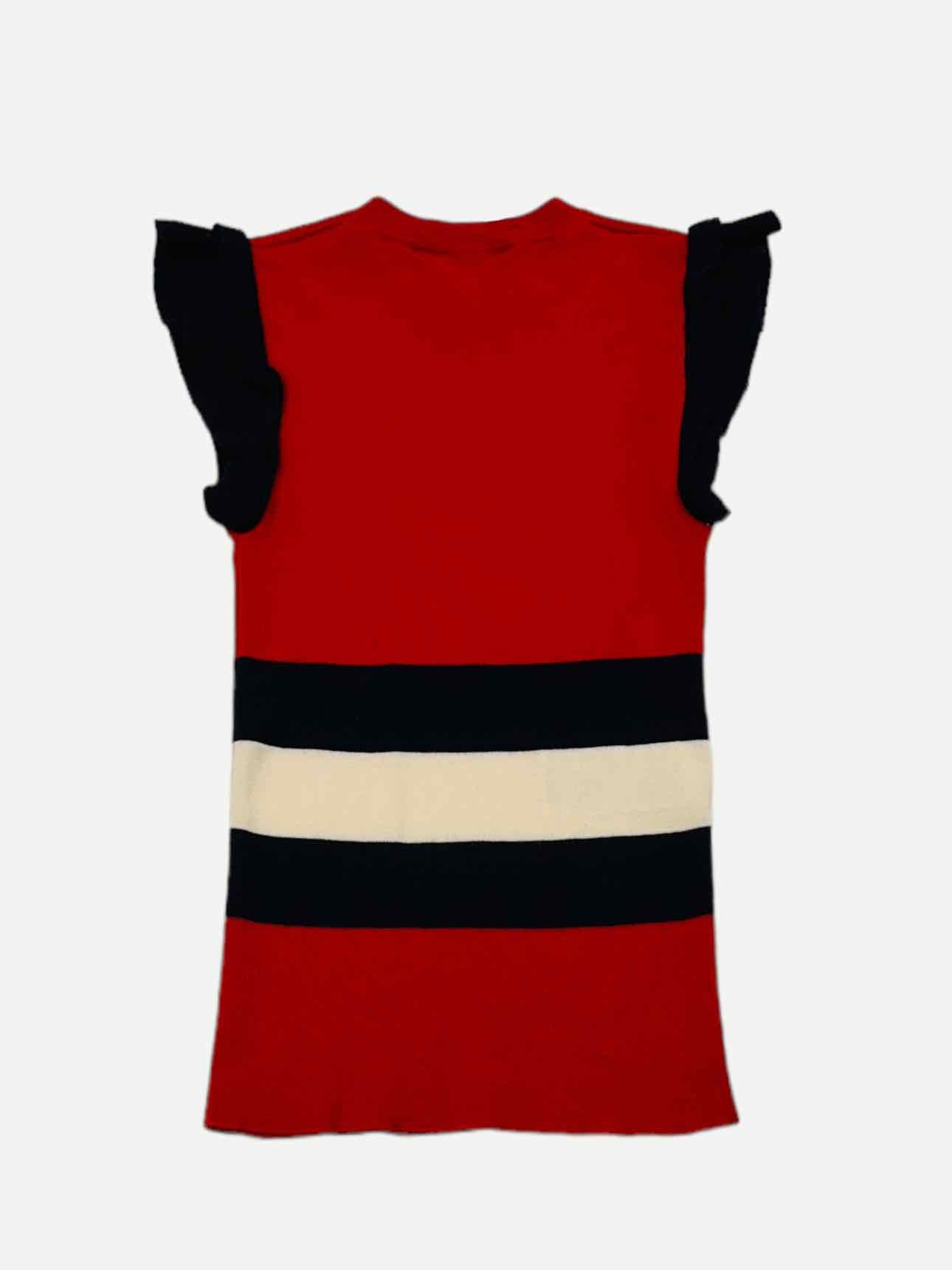 GUCCI Knitted Red Striped Size Small Top