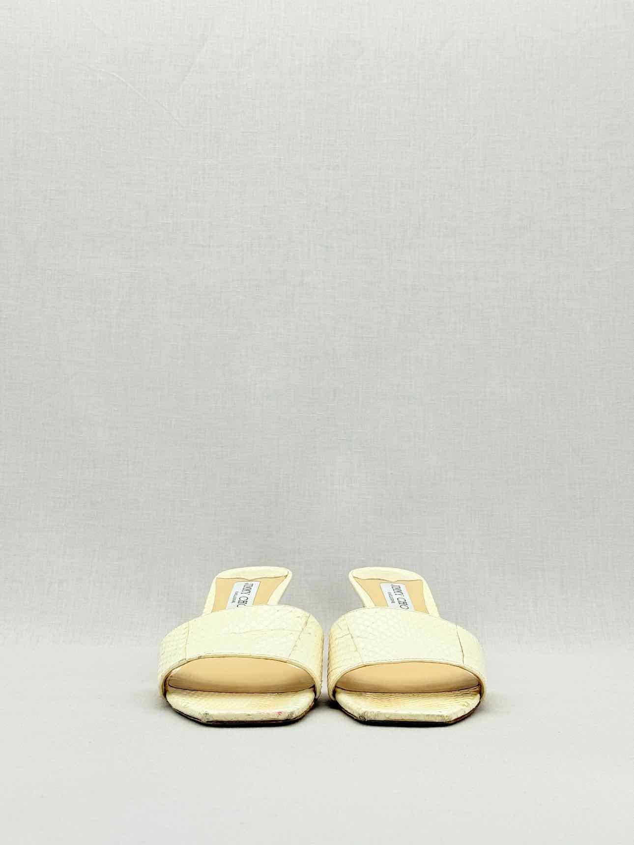 JIMMY CHOO K-Slide Cream Size EU 42 Mules