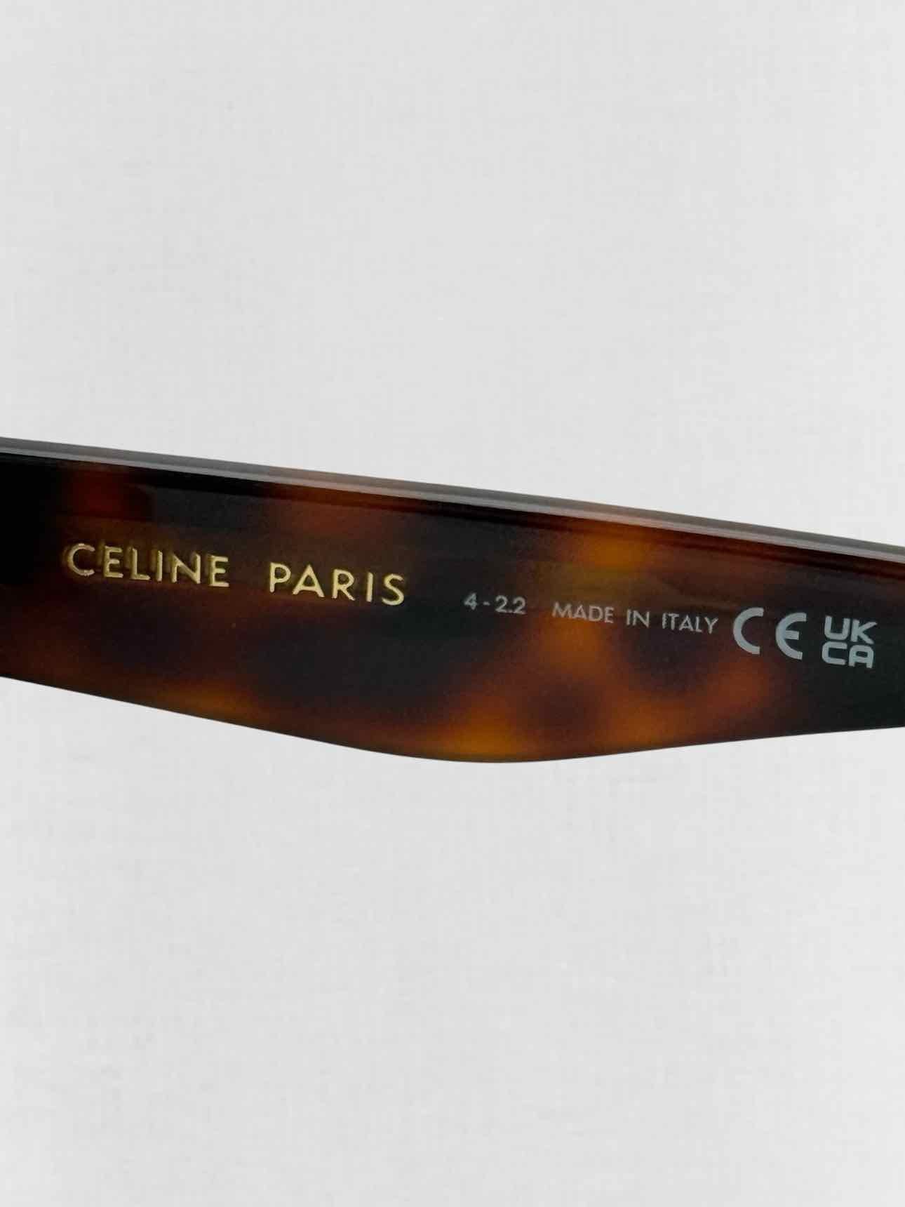 CELINE Tortoiseshell 3 Dots Sunglasses