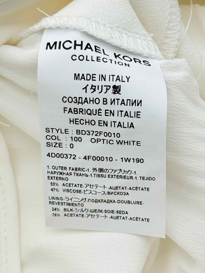 MICHAEL KORS Tuxedo White Size US 0 Jumpsuit