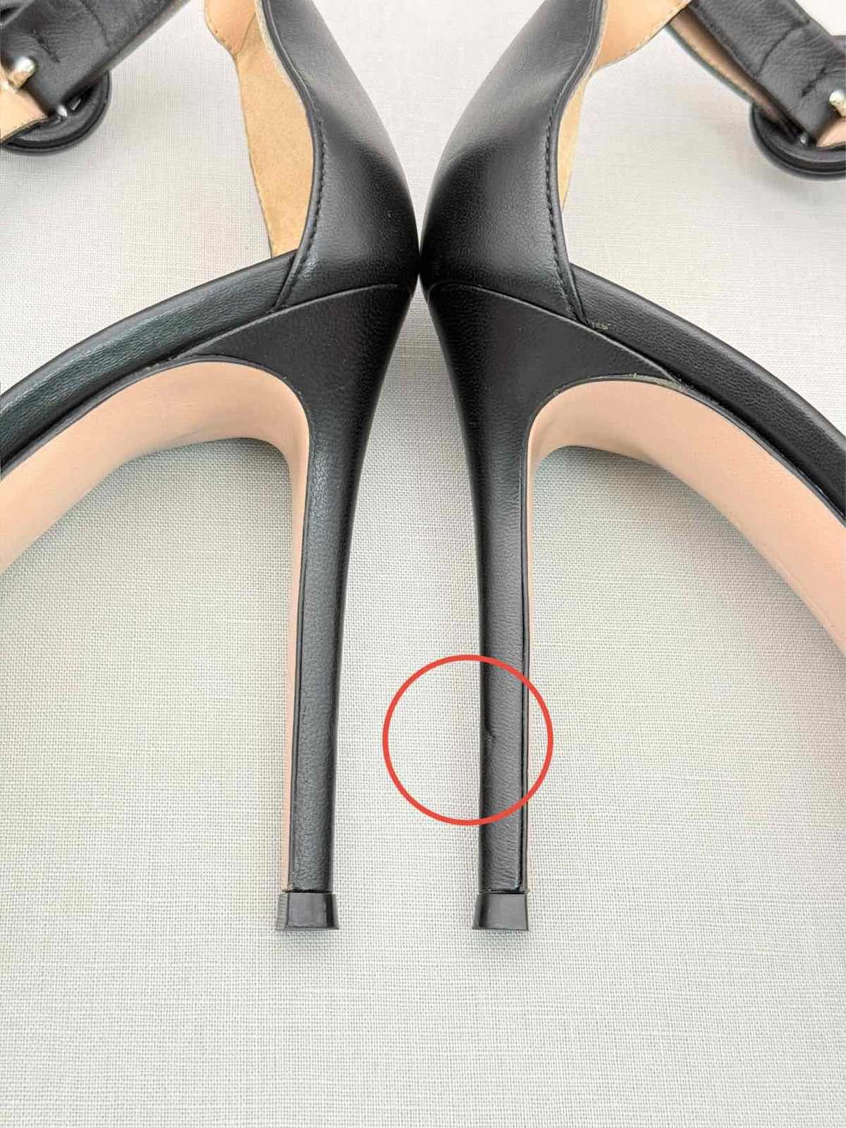 GIANVITO ROSSI Black Size EU 38 Heeled Sandals